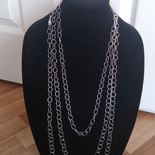 Load image into Gallery viewer, Sterling Silver Neverending Layering 8mm Italian Chain Silver 925 Necklace, 104&quot;
