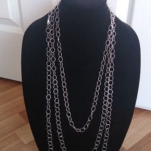 Load image into Gallery viewer, Sterling Silver Neverending Layering 8mm Italian Chain Silver 925 Necklace, 104"