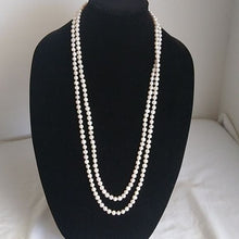 Load image into Gallery viewer, Freshwater 6mm Pearls Neverending Necklace, 64"