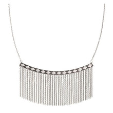 Load image into Gallery viewer, SILPADA Geo Fringe Necklace N3522 Sterling Silver New