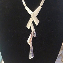 Load image into Gallery viewer, Robert Lee Morris Soho Silver Waterfall Statement Necklace