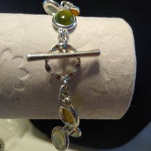 Load image into Gallery viewer, LC Lauren Conrad Chandelier Earrings ,+ Glass links 7" Bracelet set