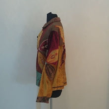 Load image into Gallery viewer, Sandy Starkman Embroidered Patchwork Fall Dreams Jacket, XL