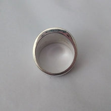 Load image into Gallery viewer, Sterling Silver 925 Mexico Modernist Dome Ring, Size 8