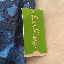 Load image into Gallery viewer, Lilly Pulitzer Kiri Lace Peplum Dress Romantic True Navy Size 2 NWT