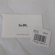 Load image into Gallery viewer, Coach F58032 Crossgrain Leather Corner Zip Wristlet, QB/Blue Green