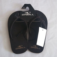 Load image into Gallery viewer, O'Neill Boys Phluff Daddy Dark Brown Flip Flop, Size 13/1 Sandals