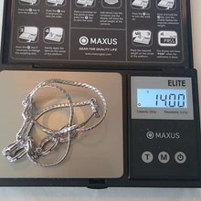 Load image into Gallery viewer, Diamond 925 Flat Oval Link Chain Necklace Heng Ngai HN Hong Kong Designer