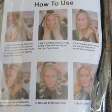 Load image into Gallery viewer, Heatless Curling Rods, Black, Set of 2. *TikTok*