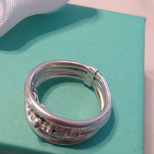 Load image into Gallery viewer, Sterling Silver 925 Balinese Openwork Ring, size 5