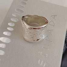 Load image into Gallery viewer, Silpada Sterling Silver Desert Wishes Wide Statement Ring, size 5