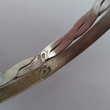 Load image into Gallery viewer, Sterling Silver 925 Taxco Mexico Bangle Bracelets, set of 2