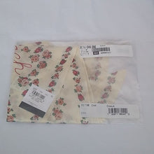 Load image into Gallery viewer, Coach Essential Tea Rose Silk Diamond Scarf, Chalk