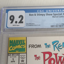 Load image into Gallery viewer, Marvel Comics Ren & Stimpy Show Special: Powdered Toastman #1 4/94 9.2 CGC