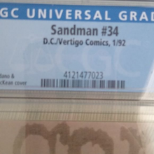 Load image into Gallery viewer, D.C. Vertigo Comics SANDMAN #34 CGC Graded 9.0 Neil Gaiman 1/92 WP