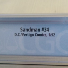 Load image into Gallery viewer, D.C. Vertigo Comics SANDMAN #34 CGC Graded 9.0 Neil Gaiman 1/92 WP