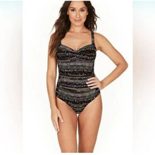 Load image into Gallery viewer, Nip Tuck Savannah Stripe Joanne One Piece Swimsuit, 4