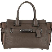 Load image into Gallery viewer, Coach 12117 Swagger 27 Pebble Leather Satchel in DKLIQ Fatigue