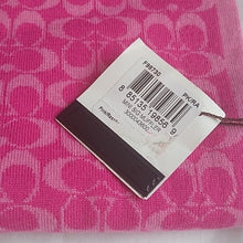 Load image into Gallery viewer, Coach F98730 Mini Signature Muffler Scarf, Pink/Raspberry