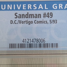 Load image into Gallery viewer, D.C. Vertigo Comics SANDMAN #49 CGC Graded 9.2 Neil Gaiman 5/93 WP
