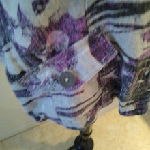 Load image into Gallery viewer, Chico's Women's Linen Jacket in Grey, Silver, Plum, Black, Size 1