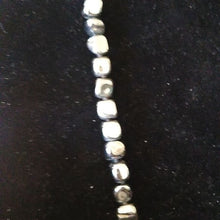 Load image into Gallery viewer, Vintage Handknotted Cubic Hematite Necklace, 30"