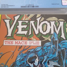 Load image into Gallery viewer, Marvel Venom: The Mace #1 5/94 CGC graded 9.8 White Pages