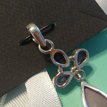 Load image into Gallery viewer, Purple Mojave Turquoise + Amethyst Teardrops Pendant Sterling Silver 925