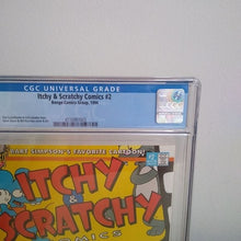 Load image into Gallery viewer, Bongo Group Comics Itchy & Scratchy #2 Bart's Favorite Cartoon 9.2 CGC Graded WP