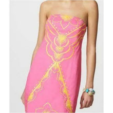 Load image into Gallery viewer, Lilly Pulitzer Bowen Embroidered Dress, Hotty Pink, 2