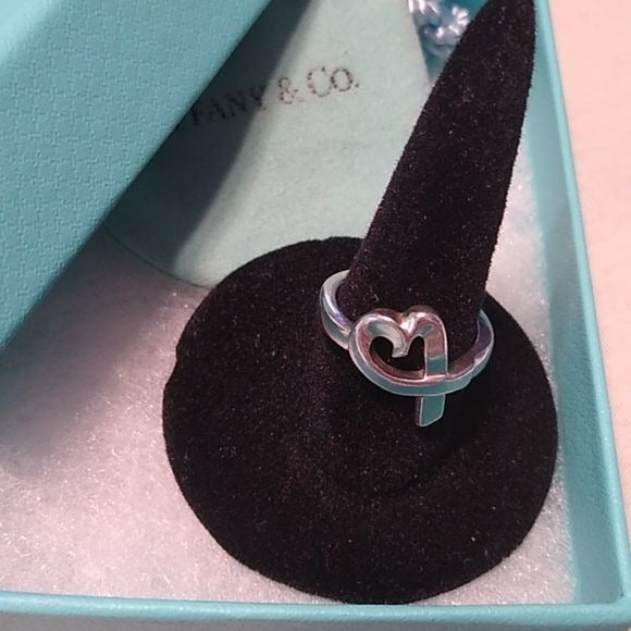 Tiffany & Co. P. Picasso Loving Heart Ring, 925, size 4.5