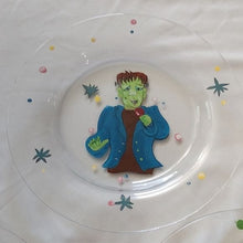 Load image into Gallery viewer, Hand Painted Halloween Party Dessert Plates, Set of 5