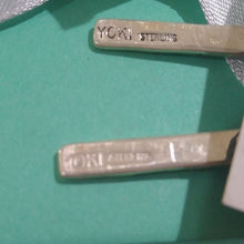 Load image into Gallery viewer, Signed YOKI Sterling Silver 925 Bar Earrings