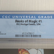 Load image into Gallery viewer, D.C. Vertigo Books of Magic #1 CGC graded 9.4 White Pages