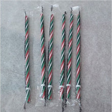 Load image into Gallery viewer, Starbucks Very Special Holiday Candy Cane Swirl Straws, set of 6