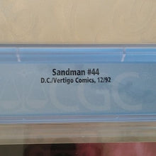 Load image into Gallery viewer, D.C. Comics SANDMAN #44 12/92 CGC Graded 9.2 Book Brief Lives Neil Ga…