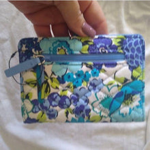 Load image into Gallery viewer, Vera Bradley Snap ID Wallet, Blueberry Blooms