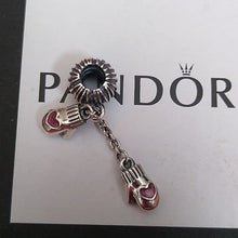 Load image into Gallery viewer, Pandora Winter Mittens Dangle Bead Charm Sterling Silver ALE 791181
