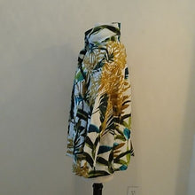 Load image into Gallery viewer, Chico's Women's Multicolor Linen Jacket w/ 3/4 sleeves + dual collar, Size 3