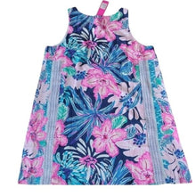 Load image into Gallery viewer, Lilly Pulitzer Jackie Silk Shift, Sugar Mambo Engineered Dress, HighTide Navy