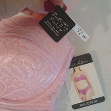 Load image into Gallery viewer, French Affair Multiway Push-up Bra + Panty Set, Pink, 34C/Medium