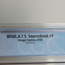 Load image into Gallery viewer, Image Comics WildC.A.T.S. Sourcebook #1 9/93 Foil Edition CGC graded 9.6