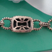 Load image into Gallery viewer, Samuel B Diamond Pave PLAGA Bracelet, Sterling Silver 925 + 14kt Gold