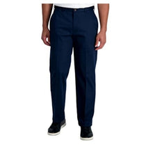 Load image into Gallery viewer, Haggar Flat-Front Classic Fit Premium No Iron Khaki Pants, Dark Navy, 42W x 30L