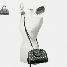 Load image into Gallery viewer, Coach F57624 Mini Sierra Satchel in Tea Rose, SV/ Black Multi