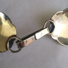 Load image into Gallery viewer, Vintage Sterling Silver Turquoise Concho Belt STERMEX 39"