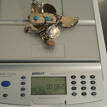 Load image into Gallery viewer, Vintage Sterling Silver Turquoise Concho Belt STERMEX 39"