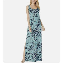 Load image into Gallery viewer, Lilly Pulitzer Merrill Maxi Dress, High Tide, Scuba Doo, XL