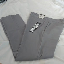 Load image into Gallery viewer, J.M. Haggar Luxury Comfort Slim Fit Stretch Chino Slacks Pants, Grey, 31W x 32L