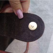 Load image into Gallery viewer, Vintage Tooled Leather + Suede Horse Horseshoe Purse Bag